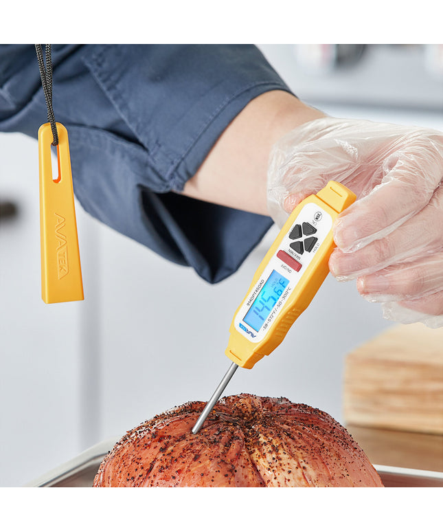 Nhiệt kế đầu dò bỏ túi kỹ thuật số chống nước AvaTek 8 cm có đèn nền