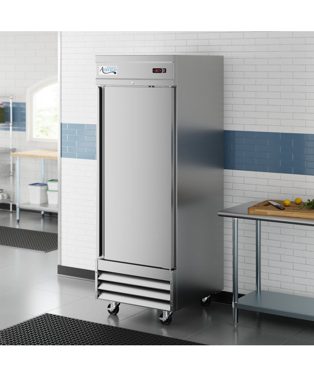 Tủ đông đứng inox Avantco SS-1F-HC 74 cm cửa đặc