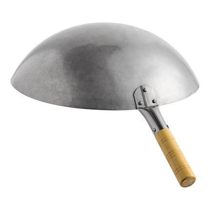 Chảo wok Mandarin thép carbon Emperor's Select 41 cm cán gỗ