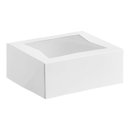 Hộp bánh / donut giấy trắng có cửa sổ tự bung Baker's Lane 26 x 20 x 10 cm - Thùng 200 cái