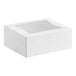 Hộp bánh / donut giấy trắng có cửa sổ tự bung Baker's Lane 26 x 20 x 10 cm - Gói 10 cái