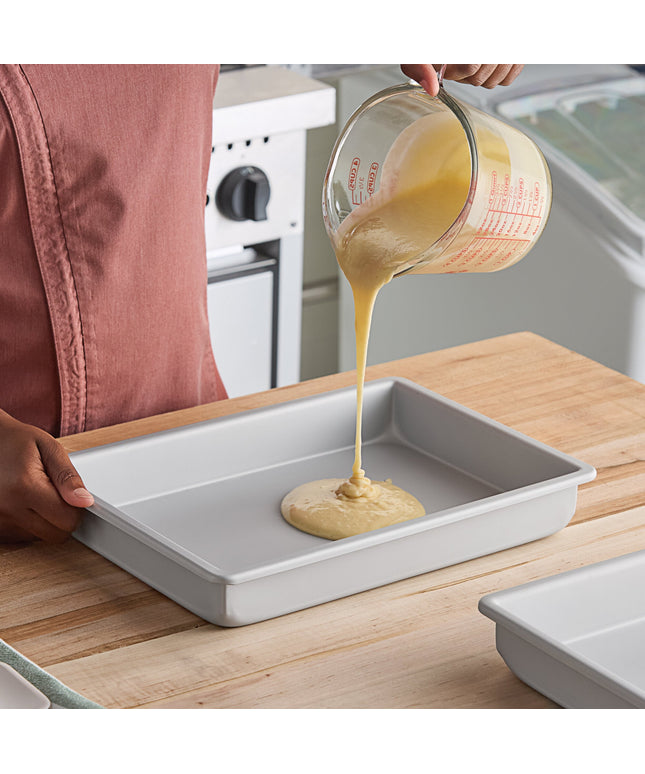 Khuôn bánh nhôm anod hóa thành thẳng chữ nhật Fat Daddio's POB-9132 ProSeries 33 x 23 x 5 cm