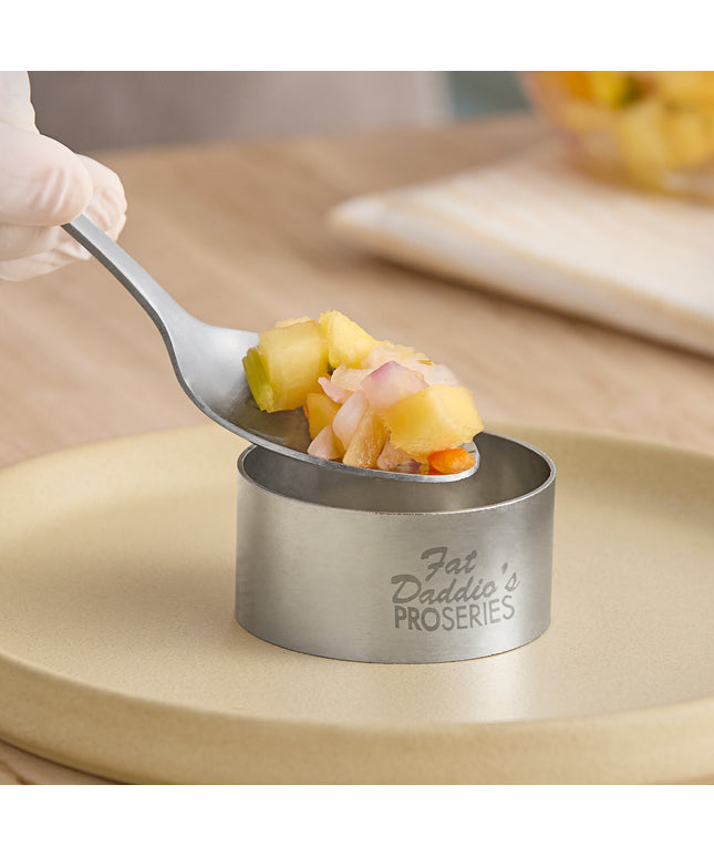 Khuôn tạo hình tròn thép không gỉ Fat Daddio's ProSeries SSRD-2010 5 x 2,5 cm