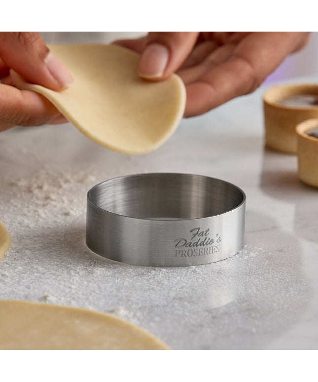 Khuôn ring tartlet inox tròn Fat Daddio's SSRD-2575 ProSeries 6,4 x 1,9 cm