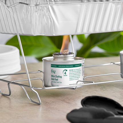Nhiên liệu cồn hâm nóng dạng bấc Choice 4 giờ nắp vặn an toàn - Thùng 24 hộp