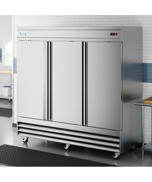 Tủ đông bảo quản cửa kín inox Avantco SS-3F-HC 207 cm