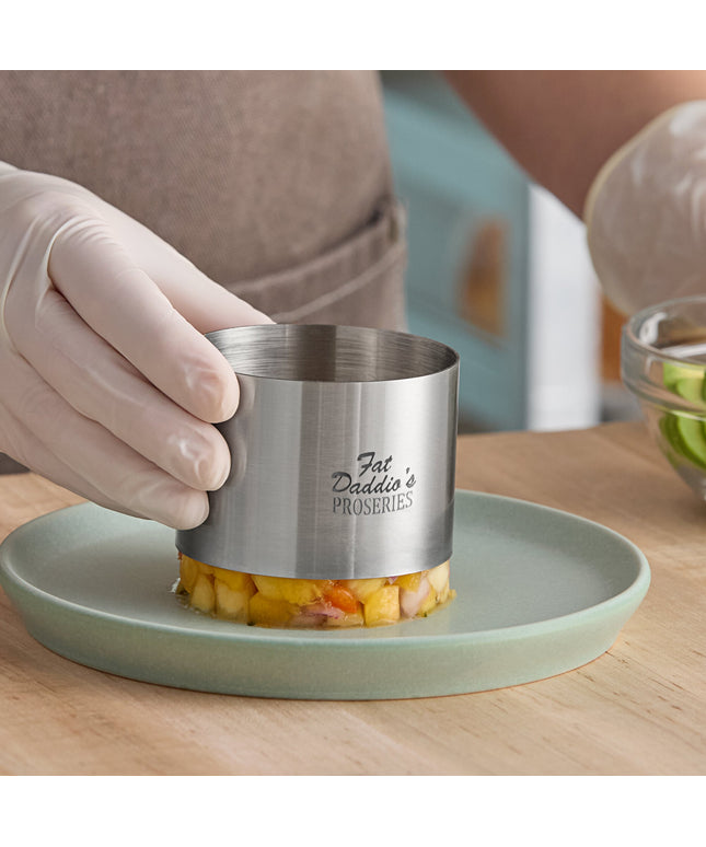 Khuôn tròn inox làm bánh / định hình Fat Daddio's SSRD-27520 ProSeries 7 x 5 cm