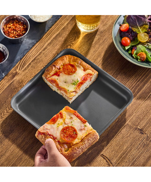 Khay nướng pizza vuông nhôm phủ cứng American Metalcraft HCSQ810 20 x 20 x 2,5 cm