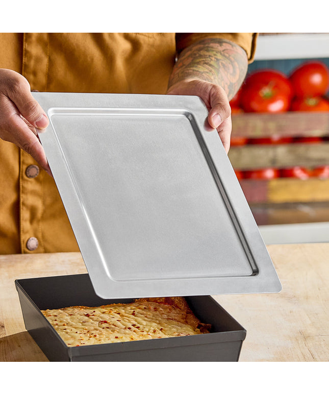 Tấm ngăn / nắp khay pizza đế sâu chữ nhật American Metalcraft 29 x 24 cm DSP11