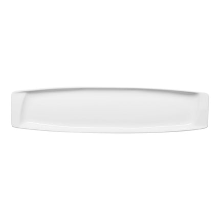 Đĩa sứ chữ nhật Ariane Buffet 44,5 x 10 cm màu ngà - Thùng 6 cái