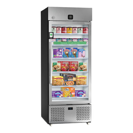 Tủ đông thông minh bán hàng tự động FoodSpot BA1 có camera an ninh