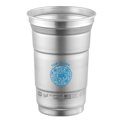 Ly nhôm tùy chỉnh Top Cup by Ball 266 ml in logo Top Cup - Thùng 645 cái