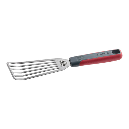 Xẻng lật cá / trứng thép không gỉ chịu nhiệt cao Fourté ThermaGuard có rãnh, tay cầm nylon 15 x 8 cm