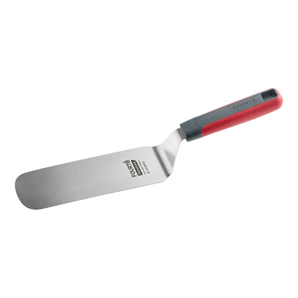 Xẻng lật thép không gỉ chịu nhiệt cao Fourté ThermaGuard cạnh bo tròn đặc, tay cầm nylon 20 x 8 cm