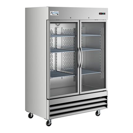 Tủ mát đứng cửa kính inox Avantco SS-2R-G-HC 137 cm