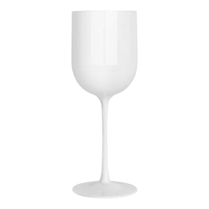 Ly rượu vang nhựa tròn trắng Posh Setting 355 ml - Thùng 60 cái
