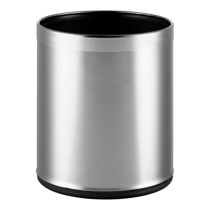 Thùng rác khách sạn Lancaster bàn & Seating 7,9 lít inox tròn Decorative Wastebasket Open Top