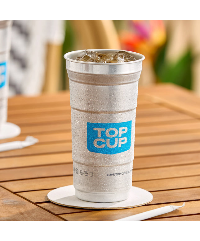 Ly nhôm Top Cup by Ball 355 ml tùy chỉnh logo Top Cup - Thùng 450 cái
