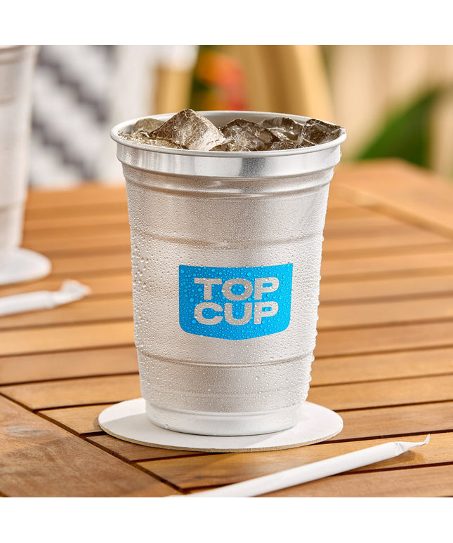 Cốc nhôm Top Cup by Ball 473 ml tùy chỉnh logo Top Cup - Thùng 600 cái