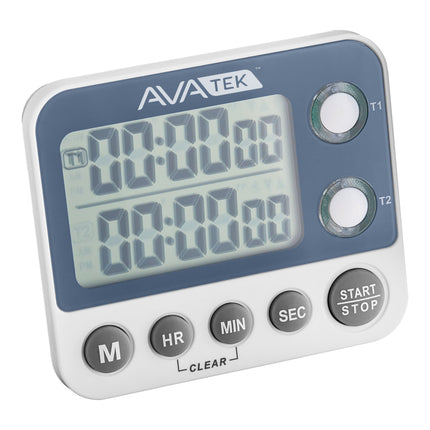 Đồng hồ hẹn giờ nhà bếp điện tử 2 kênh 99 giờ AvaTek