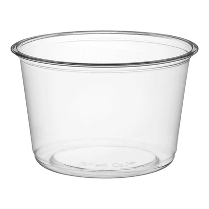 Choice Hộp Đựng Deli Tròn Nhựa PET Tái Chế Siêu Trong 16 oz 500 Cái/Thùng