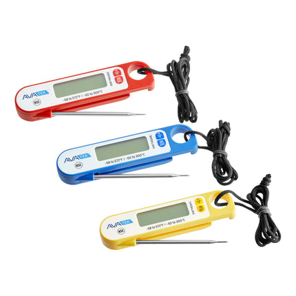 Nhiệt kế đầu dò gập số AvaTek 7,6 cm - Bộ 3 cái