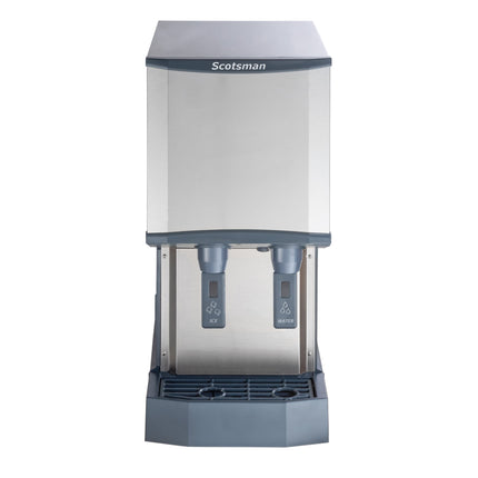 Máy làm đá viên nugget kèm vòi nước để bàn làm mát khí Scotsman Meridian HID312AX-1A rót rảnh tay - thùng chứa 5,4 kg