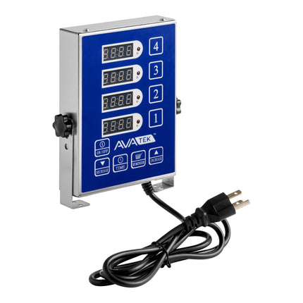 Đồng hồ hẹn giờ nhà bếp điện tử 4 kênh 99 phút AvaTek - 110V