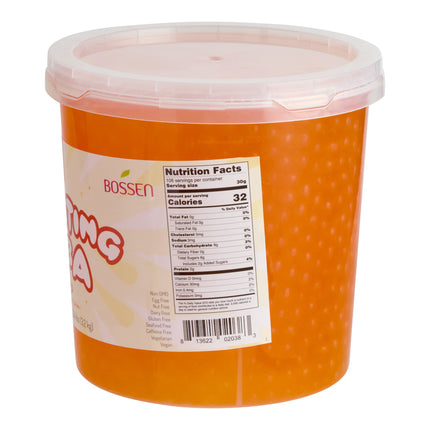 Trân châu vỡ vị xoài Bossen Pure25 3,2 kg - Thùng 4 cái