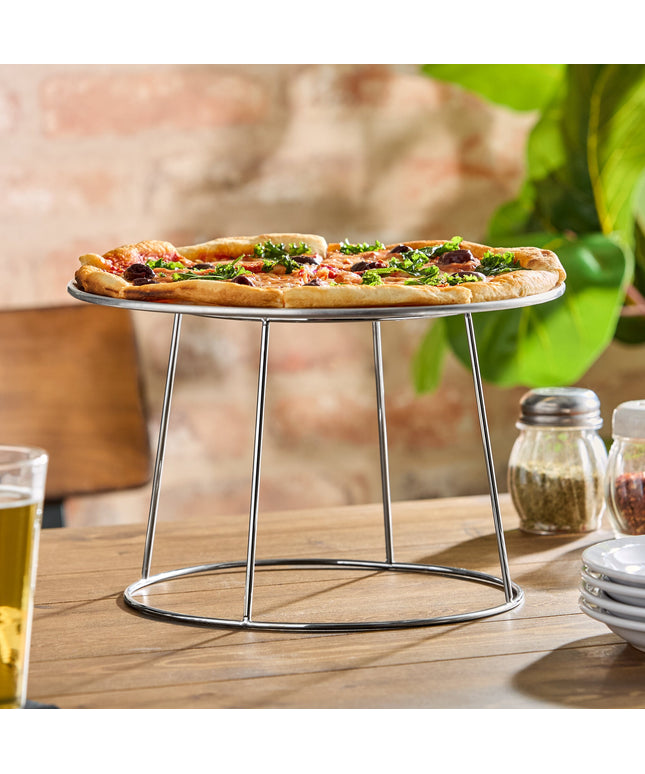 Đế trưng bày thép mạ crôm Choice 18 cm