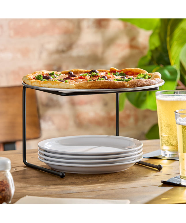 Đế trưng bày pizza kim loại đen Choice 23 x 20 x 18 cm