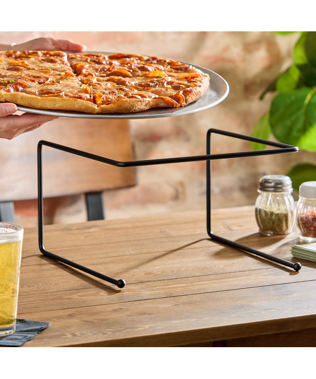 Giá đỡ pizza kim loại Choice 30 x 30 x 18 cm màu đen