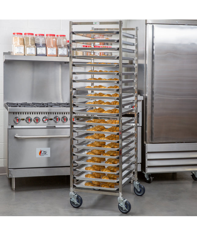 Xe giá đựng khay Regency 20 khay End Load inox Bun / xe giá đựng khay - Unassembled