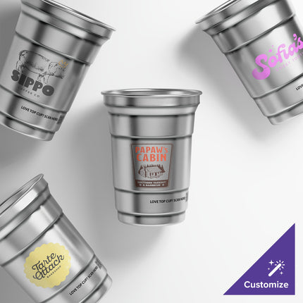 Cốc nhôm Top Cup by Ball 473 ml tùy chỉnh logo Top Cup - Thùng 600 cái