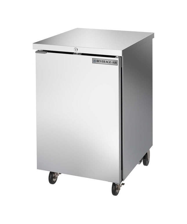 Tủ mát quầy bar cửa đặc cao ngang quầy Beverage-Air BB24HC-1-S 61 cm, thép không gỉ