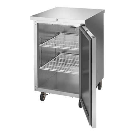 Tủ mát quầy bar cửa đặc cao ngang quầy Beverage-Air BB24HC-1-S 61 cm, thép không gỉ