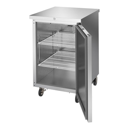 Tủ mát quầy bar Beverage-Air BB24HC-1-F-S 61 cm cửa đặc thép không gỉ cao ngang quầy đạt chuẩn thực phẩm