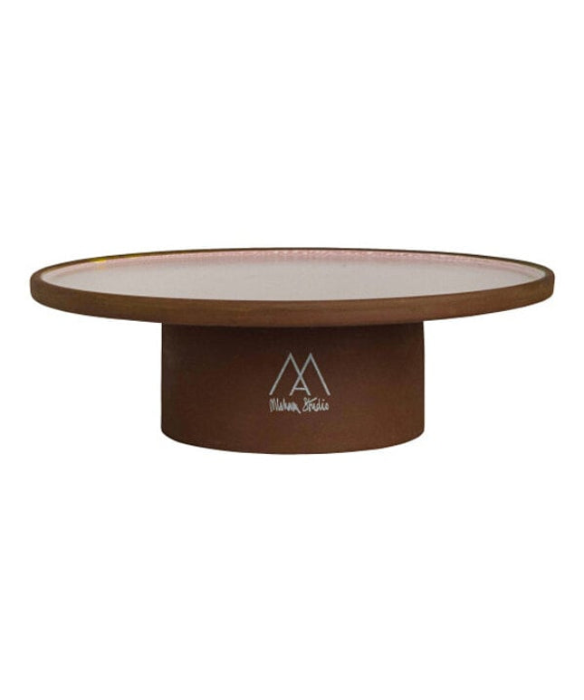 Đế trưng bày sứ stoneware tròn màu hồng tiêu Maham Studio Spice from Steelite International 15 x 4,4 cm - Thùng 12 cái