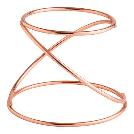 Đế trưng bày kim loại xoắn vàng hồng Acopa 18 cm