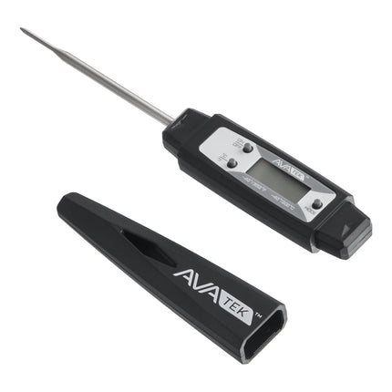 Nhiệt kế đầu dò điện tử bỏ túi chống nước đen AvaTek 7 cm