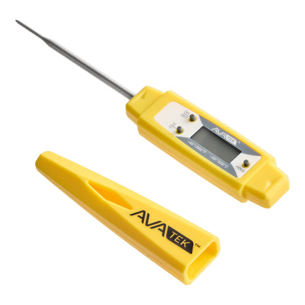 Nhiệt kế điện tử đầu dò bỏ túi chống nước HACCP AvaTek 7 cm màu vàng