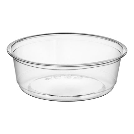 Choice Hộp Đựng Deli Tròn Nhựa PET Tái Chế Siêu Trong 8 oz 500 Cái/Thùng