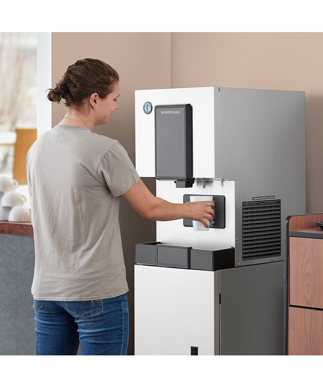 Máy làm đá kiêm bình nước để bàn không chạm giải nhiệt gió Hoshizaki DCM-271BAK-OS Opti-Serve 42 cm đạt chuẩn ADA - 4,5 