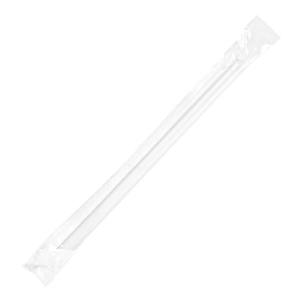 Ống hút sinh tố đầu nhọn có bọc Choice 19 cm trong mờ - Thùng 4.500 cái