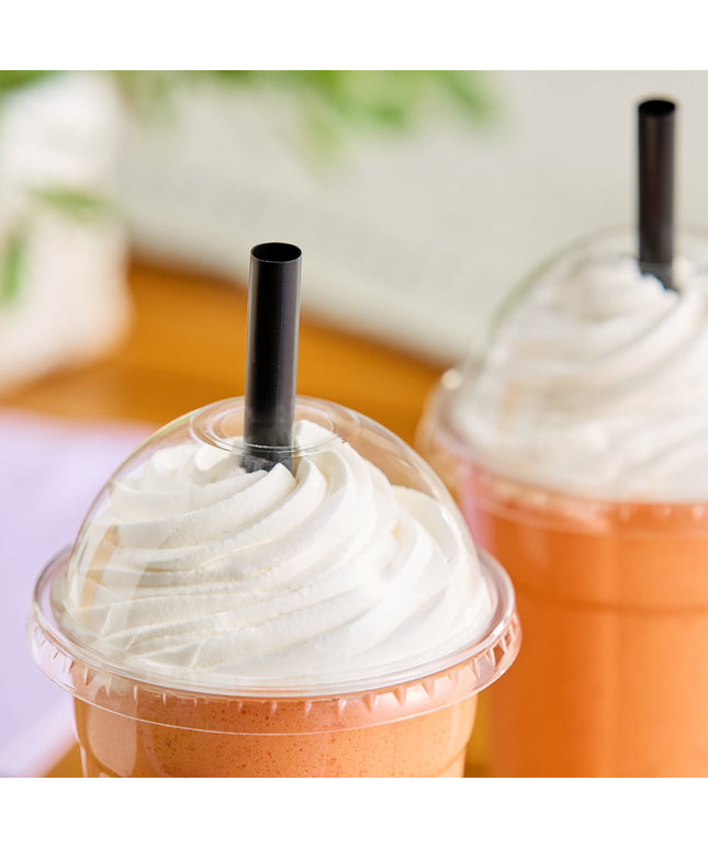 Ống hút smoothie đầu nhọn không bọc màu đen Choice 14,6 cm - Thùng 2.000 cái