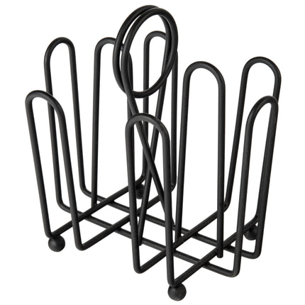 Giá đựng gói mứt bằng thép sơn TableCraft màu đen - Thùng 12 cái