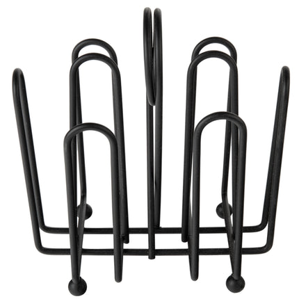 Giá đựng gói mứt bằng thép sơn TableCraft màu đen - Thùng 12 cái