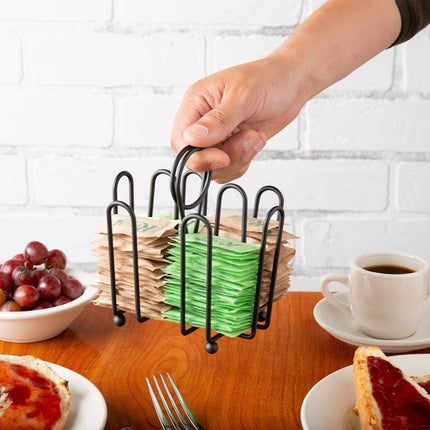 Giá đựng gói mứt bằng thép sơn TableCraft màu đen - Thùng 12 cái