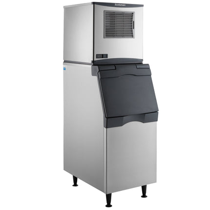 Máy làm đá viên nhai Scotsman Prodigy Plus NS0422AX-1A giải nhiệt gió 56 cm kèm thùng chứa inox - 195 kg/ngày, 115V