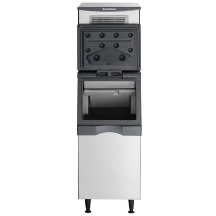 Máy làm đá viên nhai Scotsman Prodigy Plus NS0422AX-1A giải nhiệt gió 56 cm kèm thùng chứa inox - 195 kg/ngày, 115V